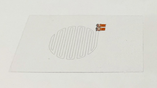 フィルムヒーター配線