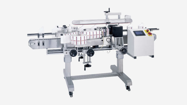 コンベヤ付き両側面貼りラベラー「TL-R226」