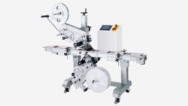 コンベヤ付き上下面貼りラベラー「TL-R122」