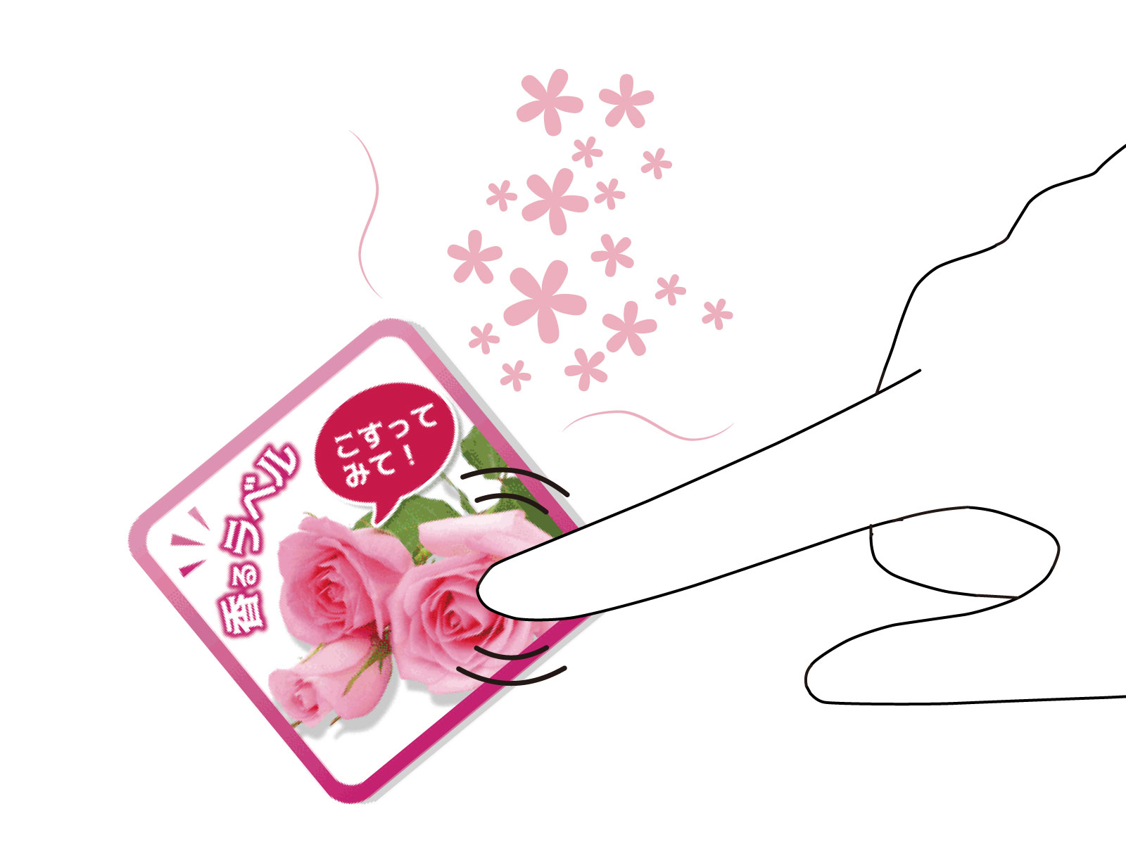 こすってみる