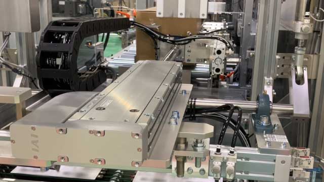 出荷箱用L字貼りプリントシステム