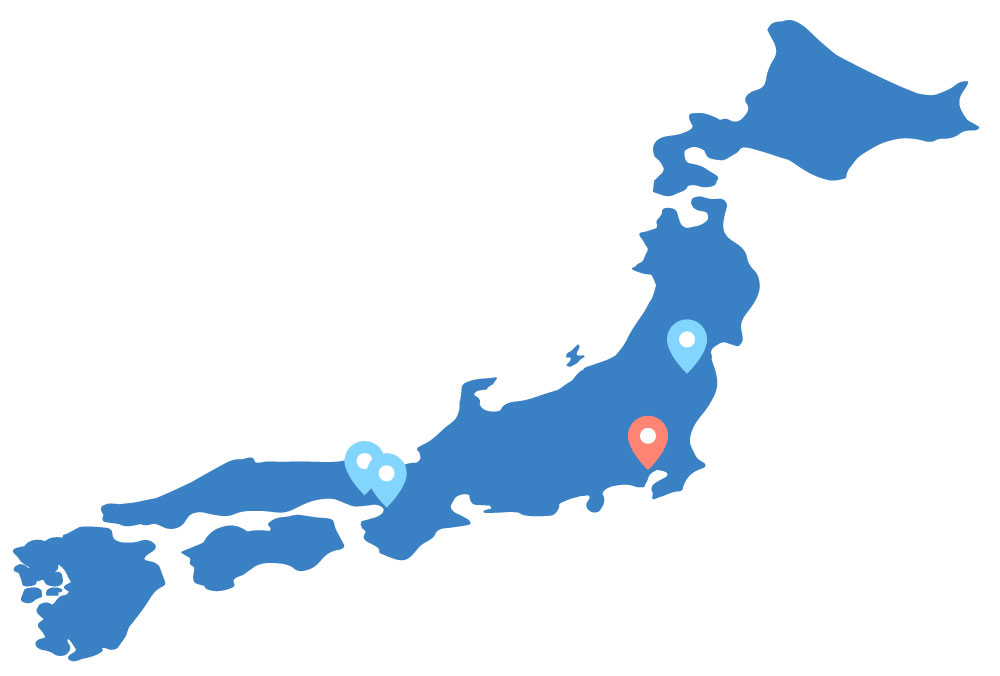 国内拠点地図